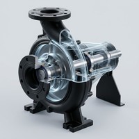 Pompe centrifuge à aspiration axiale MINGCHUAN conforme aux normes ISO, qualité fiable pour les grands projets