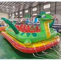 Tube gonflable rotatif remorquable pour sports nautiques, bateau banane et jet ski, ski remorquable, canapé confortable, jouets aquatiques