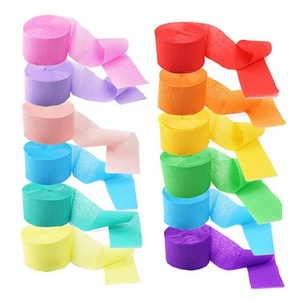 En gros <span class=keywords><strong>pas</strong></span> <span class=keywords><strong>cher</strong></span> partie décoration rouleau couleur crêpe papier - Product Image 3