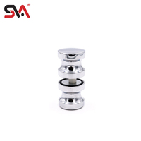 Poignées de porte en verre et acier inoxydable, style Antique, livraison gratuite en chine