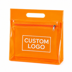 Custom Printing Logo Waterproof PVC Packing <b>Make</b> <b>Up</b> <b>Bag</b> Portable Pouch PVC Cosmetic <b>Bag</b> With Zipper - Product Image 5