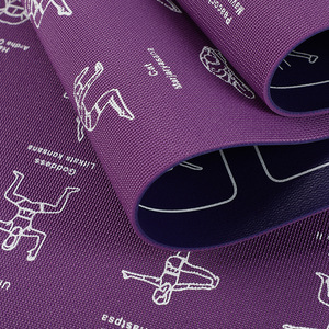 Tapis de Yoga pliable en chine, tapis de Yoga en caoutchouc naturel Pu écologique imprimé personnalisé pour voyage - Product Image 4
