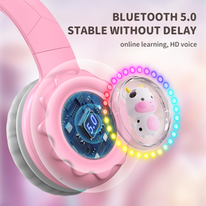 Onikuma B30 Tai nghe hài hước và mới lạ không gian viên nang tai nghe <span class=keywords><strong>bluetooth</strong></span> cho trẻ em được trang bị với 3.5mm Cáp âm thanh - Product Image 5