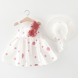Conjuntos de Ropa para Niñas, Conjuntos de Ropa Infantil con Sombrero, Incluye Vestidos con Decoraciones Florales - Product Image 2