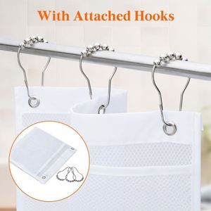 Heavy-Duty Breathable Mesh 9-Pocket <b>Shower</b> <b>Caddy</b>, for Shampoo Soap Loofah & Cruise Bathroom Supplies Storage Bag - Product Image 3