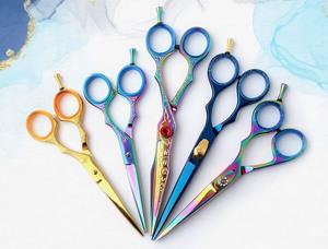 Tijeras de peluquero multicolor de alta calidad para cortar el cabello, tijeras Ultra afiladas hechas por Zorg internacional - Product Image 5