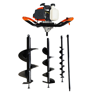 Chất lượng cao 62cc hai thì xăng trái đất <span class=keywords><strong>Auger</strong></span> 48F động cơ kim loại khoan bit Vườn đất khoan DIY công nghiệp sử dụng 1.65kw - Product Image 1