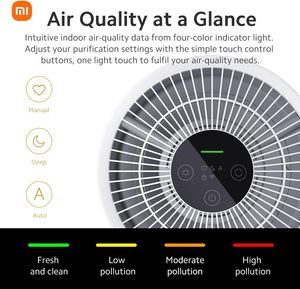 Purificateurs d'air pour la maison et la chambre, contrôle intelligent, capteur de qualité de l'air, purificateur d'air pour petites et grandes pièces, filtre purificateur d'air - Product Image 6