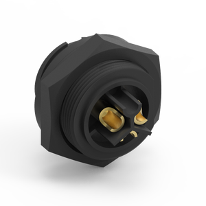IP67 Waterproof C Size 3Pin Rear <b>Lock</b> Solder Connector 20A Industrial <b>Small</b> Wire Use - Product Image 4