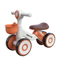 Vélo d'équilibre à quatre roues de haute qualité pour enfants, anti-retournement, roues silencieuses, jouet à roulettes pour bébé avec musique et lumière