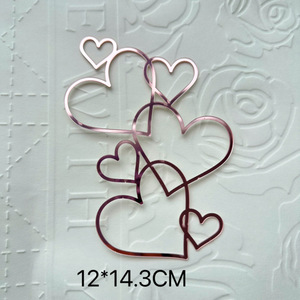 Honey And Sweetness <b>Acrylic</b> Heart Cake Decoration Valentine's Day Cake Topper 3333158 - Product Image 6