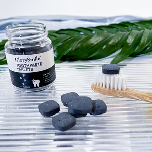 Compatible pour les voyages, 30 pièces de comprimés de dentifrice solide, de <span class=keywords><strong>pâte</strong></span> dentaire <span class=keywords><strong>au</strong></span> <span class=keywords><strong>charbon</strong></span> de bois, vente en gros - Product Image 3