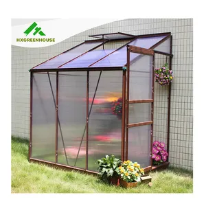 Lean Để Nhà Kính Với Tấm Polycarbonate Và Khung Nhôm HX74513G