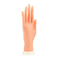 Haute qualité pliable souple Silicone doigts Nail Art main modèle Flexible mobile faux ongles formation pratique main