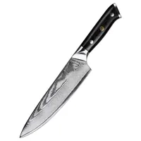 8インチキッチンナイフG10ハンドル日本67層ダマスカス鋼シェフナイフ