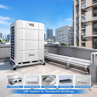 Climatiseur central Midea V8 Pro VRF Full DC Inverter Multi Split pour complexe de bureaux, immeuble résidentiel, villa