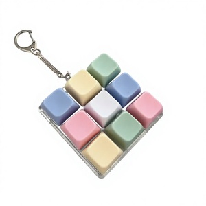 En stock : Capuchons de touches de clavier 6/9 <span class=keywords><strong>Switch</strong></span>, DIY, bouton anti-stress, porte-clés, capuchons de touches vierges, mignons, anime, pour clavier mécanique - Product Image 3