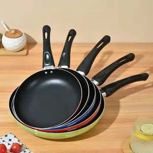 Bán Buôn 12Cm Hợp Kim Nhôm Mini Pan Bakelite Xử Lý Dày Không Dính Chảo Chiên Pan Tùy Chỉnh Đường Kính Nhà Hàng Sắt Thép