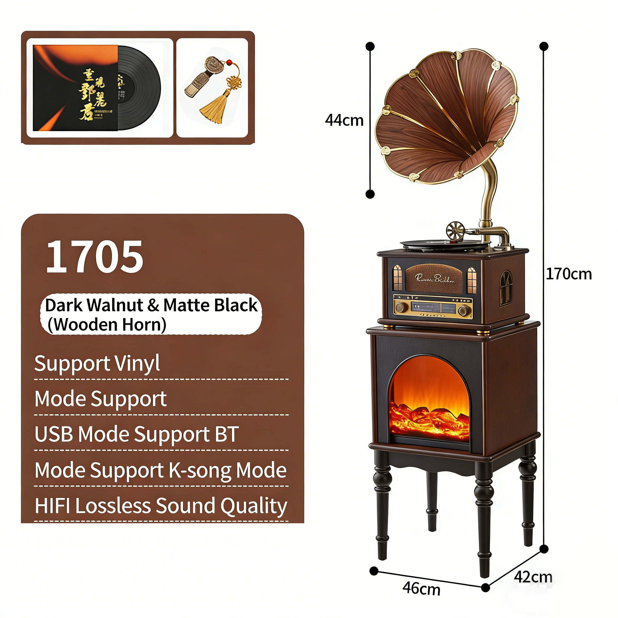 Altavoz Marrón de Madera