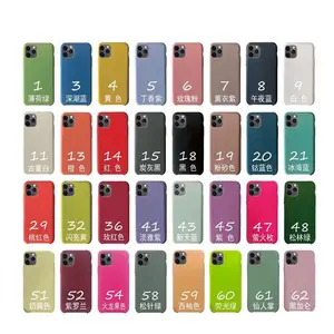 Untuk Apple iPhone 12 Pro Max 4 Sisi Cover Kasus Silikon Logo untuk iPhone 12 Kasus Apple