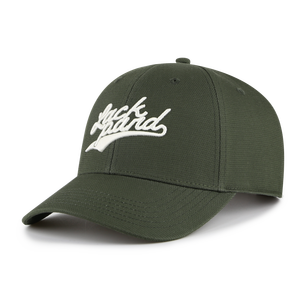 Gorras de béisbol de seis paneles de sarga de algodón y spandex con jacquard hexagonal y patrón de letras, tejido común - Product Image 1