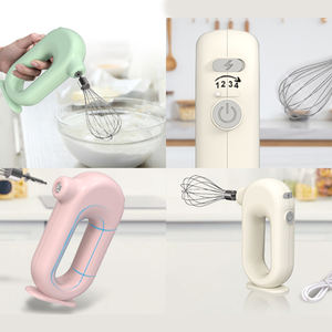 Batteur électrique Outil de pâtisserie à domicile Mini batteur à <span class=keywords><strong>main</strong></span> Nouveau mélangeur à pâte pour gâteaux Rose Meilleurs mélangeurs de 2024 - Product Image 2