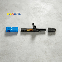 Conector de Fibra Óptica SC de Modo Único de 55 mm HC01 c SX SC UPC, Conexión Rápida, Montaje en Campo, Sin Fusión, FTTX