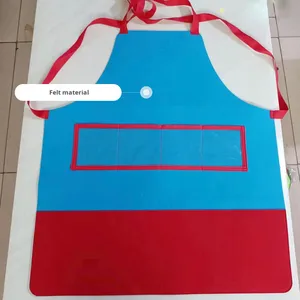 Kindergarten Picture Book Library English Classroom Teaching Bib <strong>Apron</strong> Pockets Parent-<strong>Child</strong> Interactive Expansion Performance - Product Image 5