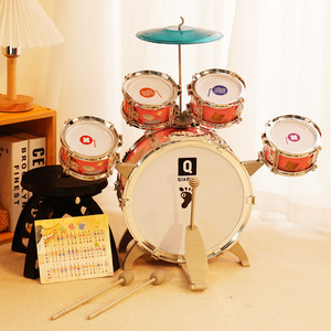 Cậu Bé Và Cô Gái Nhạc Cụ Quà Tặng Trống <span class=keywords><strong>Kit</strong></span> Cho Người Mới Bắt Đầu Nhà Trống Nhạc Cụ <span class=keywords><strong>Jazz</strong></span> Trống - Product Image 5