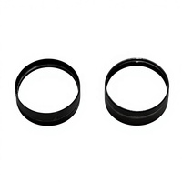 High Precision Achromatic Lens Optical Glass Cemented Lens with Super Transparent Coating Customizable Factory Direct Supply