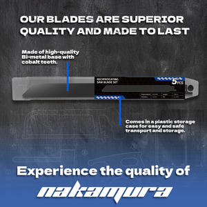 Lames de <span class=keywords><strong>scie</strong></span> alternative bi-métal Lames Sawzall Démolition Clous en bois <span class=keywords><strong>Lame</strong></span> de <span class=keywords><strong>scie</strong></span> à découper en métal en plastique - Product Image 4