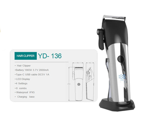 Máquina eléctrica para cortar pelo profesional, máquina de afeitar para hombres - Product Image 5