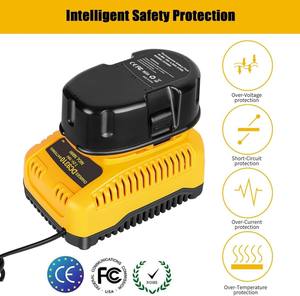 Cargador Rápido DC9310 <span class=keywords><strong>18V</strong></span> 2A de Repuesto para Herramientas Eléctricas <span class=keywords><strong>Dewalt</strong></span>, Batería NiCD/NiMH de 7.2V-<span class=keywords><strong>18V</strong></span>, Cargador de Batería NiMH de <span class=keywords><strong>18V</strong></span> 2A - Product Image 3