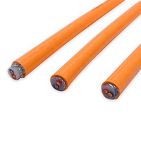 Câble en cuivre toronné isolé en caoutchouc orange, 3 conducteurs, multi-spécifications, 300V, pour construction et alimentation électrique