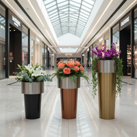 Pot Bunga & Planter Dekorasi Modern Komersial / Pot Tanaman Indoor Vas Lantai untuk Dekorasi Ruang Tamu