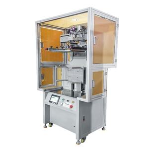 เครื่องพิมพ์สกรีนอัตโนมัติแบบพลิกได้รุ่นใหม่ ขายดี สำหรับพิมพ์กล่องเบียร์ เครื่องพิมพ์สกรีนแบบแบน ระบบ PLC หน้าจอสัมผัส ขนาด 300x400 มม. - Product Image 6