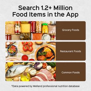 Balance alimentaire intelligente en verre trempé, balance numérique de cuisine, balance électronique de nutrition <span class=keywords><strong>avec</strong></span> application, alimentation USB, 5 kg - Product Image 5