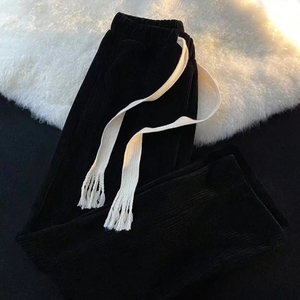 <span class=keywords><strong>Pantaloni</strong></span> Casual Casual in <span class=keywords><strong>velluto</strong></span> <span class=keywords><strong>a</strong></span> <span class=keywords><strong>coste</strong></span> da uomo e da <span class=keywords><strong>donna</strong></span> primavera e autunno giovani sportivi con ricami verticali - Product Image 3