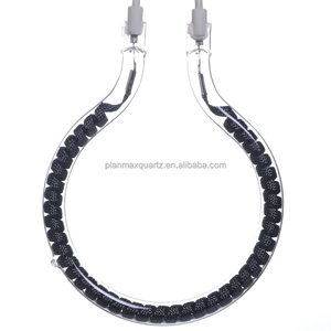 Sóng trung bình 2um 2.2um 3um 4um <span class=keywords><strong>10um</strong></span> thạch anh Ống kép sợi Carbon Hồng Ngoại Công nghiệp sưởi ấm đèn - Product Image 3