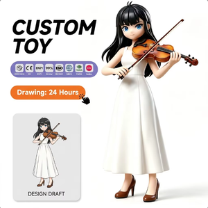 Figura <span class=keywords><strong>de</strong></span> Vinilo Personalizada <span class=keywords><strong>de</strong></span> Chica Violinista Original IP para Decoración, ODM OEM, Figura Coleccionable <span class=keywords><strong>de</strong></span> PVC al por Mayor, Regalo Personalizado - Product Image 1