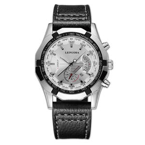 Nuevo reloj de pulsera de acero inoxidable de cuarzo para deportes al aire libre con calendario único resistente al agua para hombre - Product Image 6