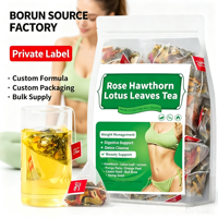 Sachets de thé aux fleurs OEM ODM 150g (5x30 sachets) pour infusion à l'eau chaude ou froide