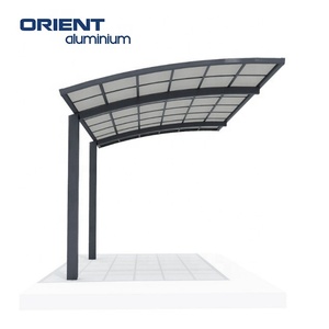 Pare-<span class=keywords><strong>soleil</strong></span> moderne de luxe COMMERCIAL en métal fermé deux poteaux en alliage d'aluminium auvents de carport Carports FRAME Carport attaché - Product Image 6