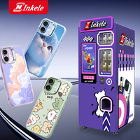 Distributeur automatique intelligent de coques de téléphone avec impression intégrée, équipement commercial pour musées et centres de jeux