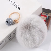 Porte-clés en peluche tendance 2026 – Pompon en fausse fourrure mignon et personnalisé de 8 cm – Offre spéciale