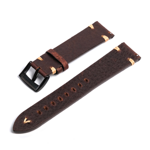 Cinturino orologio in pelle 20mm 22mm braccialetto fatto a mano <span class=keywords><strong>Vintage</strong></span> da uomo cinturino in vacchetta morbido - Product Image 5