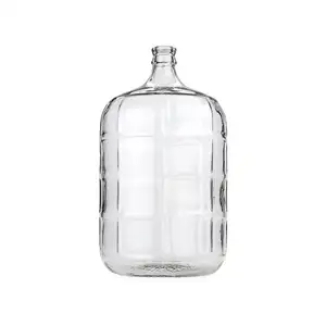 יצרן במפעל מחיר 5 גלון זכוכית וודקה בקבוק 5 ליטר מים בקבוק זכוכית סיטונאי