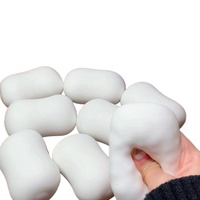 Savon en barre artisanal réaliste, moelleux et croquant, à l'aspect beurre d'arachide, rempli de perles, jouet promotionnel ASMR