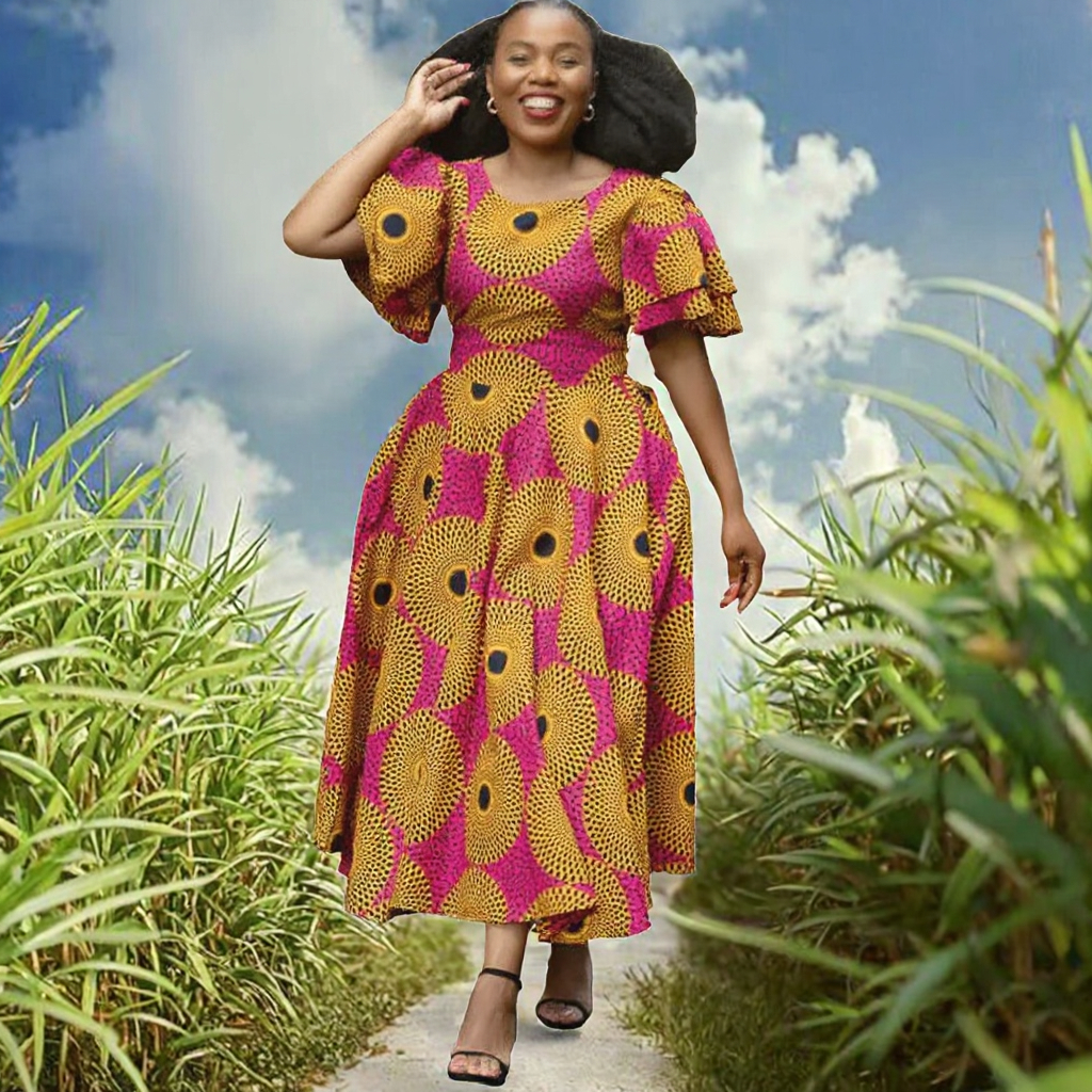 New Arrival Women's Durable Polyester Material Kitenge Dress Designs Summer  African Style| Alibaba.com