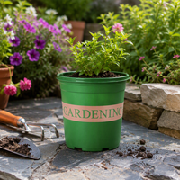 Vente en gros de pots de fleurs en PP colorés de style Japandi, luxueux, légers, durables, avec trous de drainage, pour l'intérieur et l'extérieur